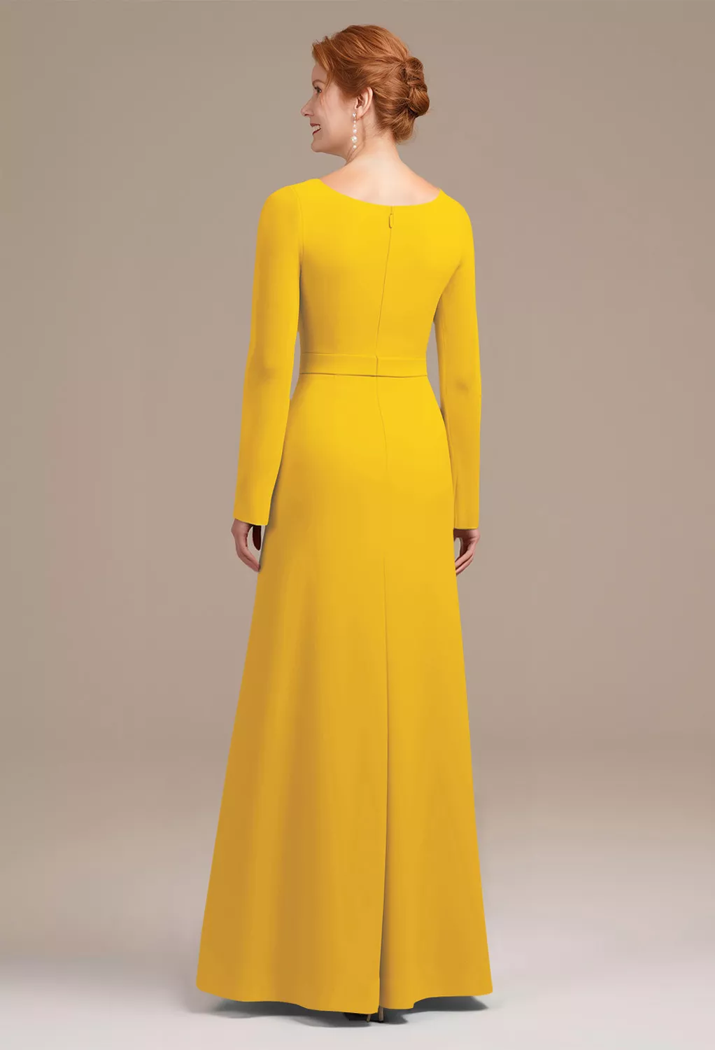 AW Mikayla Mustard Yellow  Mother of the Bride Dresses