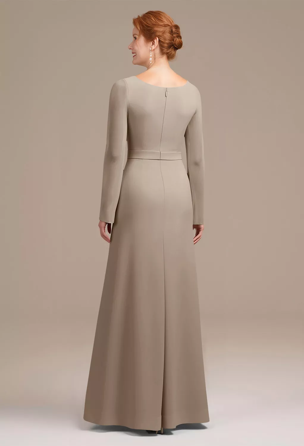 AW Mikayla Taupe  Mother of the Bride Dresses