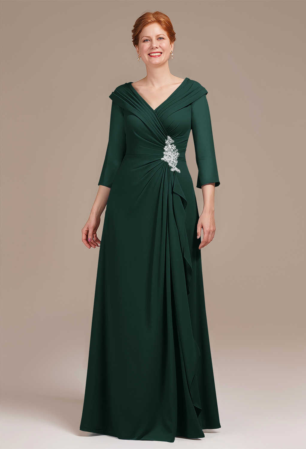 AW Ffion Dark Emerald  Mother of the Bride Dresses