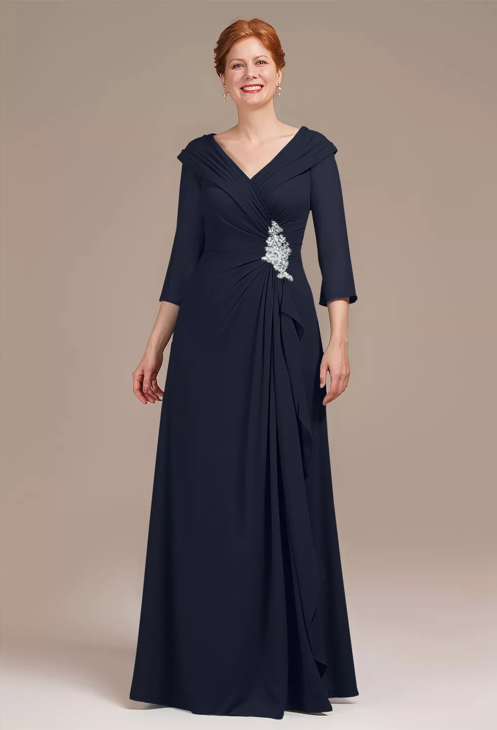 AW Ffion Dark Navy  Mother of the Bride Dresses