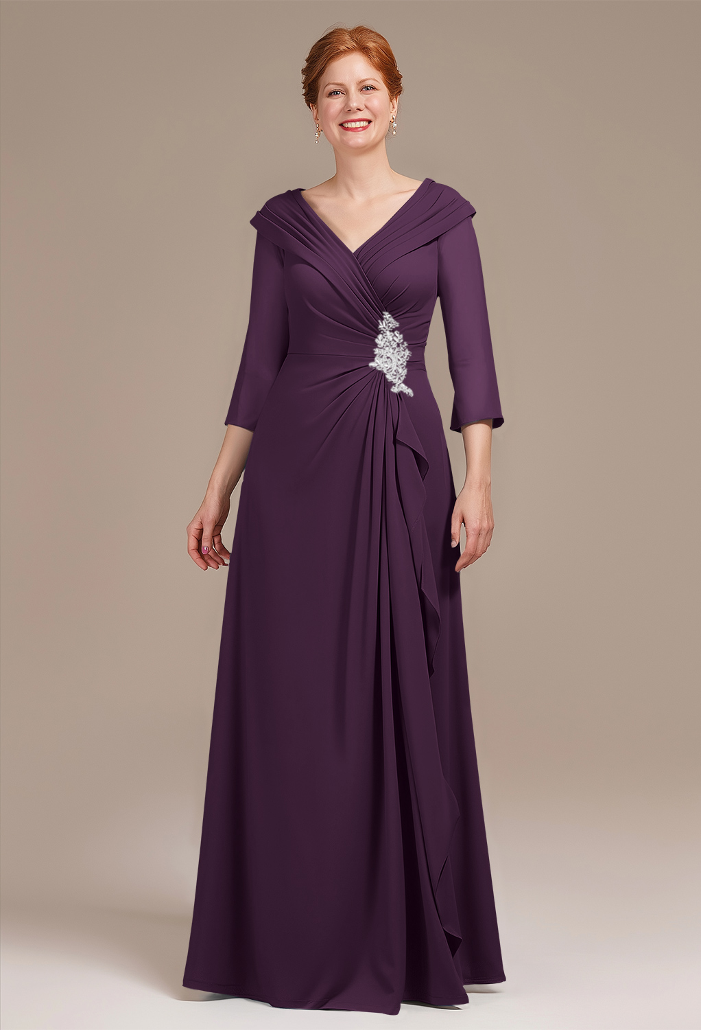 AW Ffion Grape  Mother of the Bride Dresses