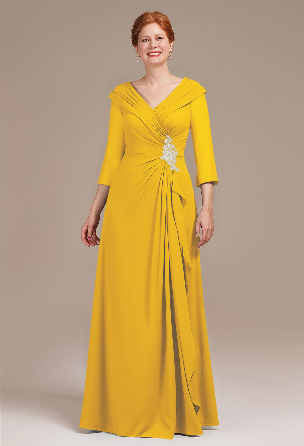 AW Ffion Mustard Yellow  Mother of the Bride Dresses