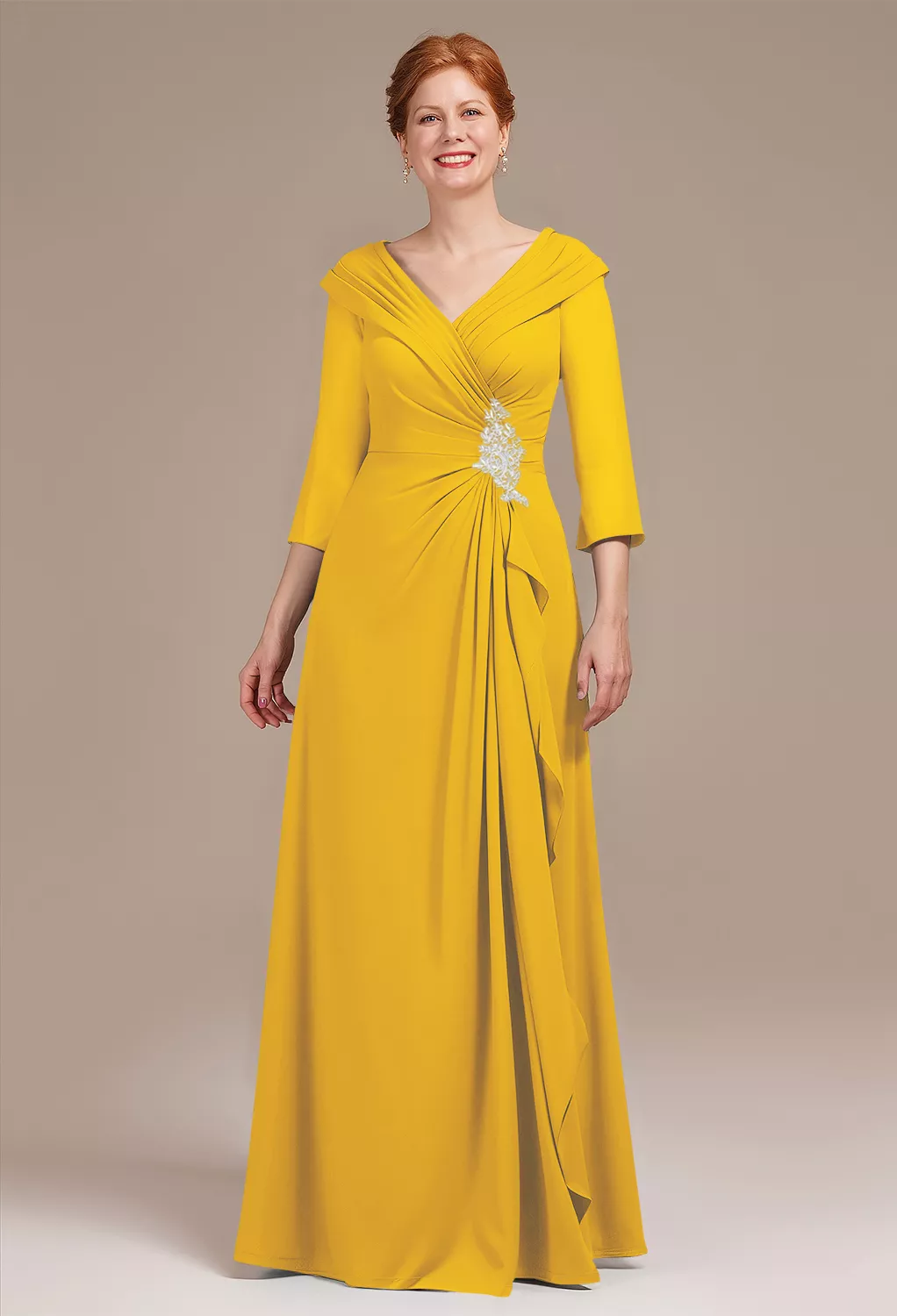 AW Ffion Mustard Yellow  Mother of the Bride Dresses