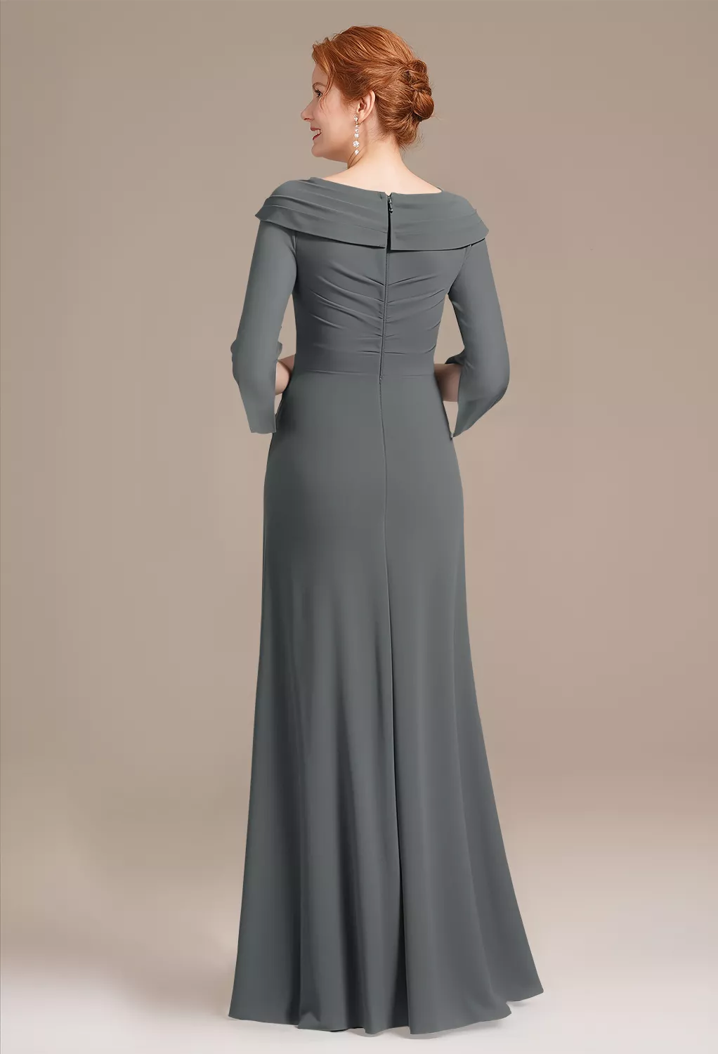 AW Ffion Steel Gray  Mother of the Bride Dresses