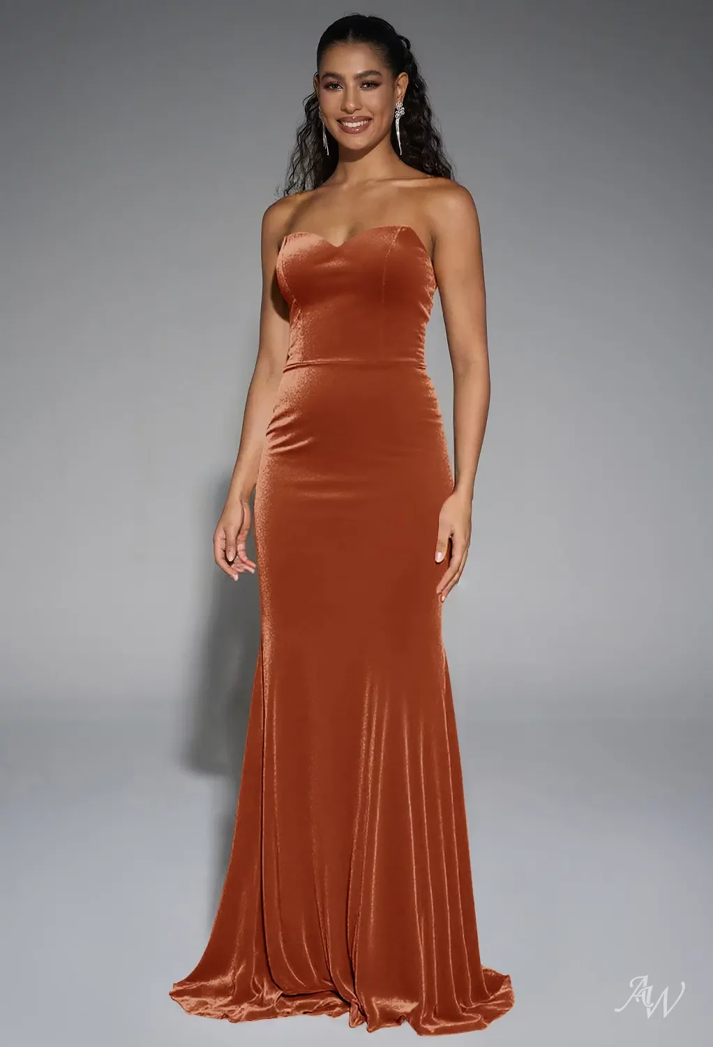 AW Verda Burnt Orange Bridesmaid Dresses | AW.Bridal Canada