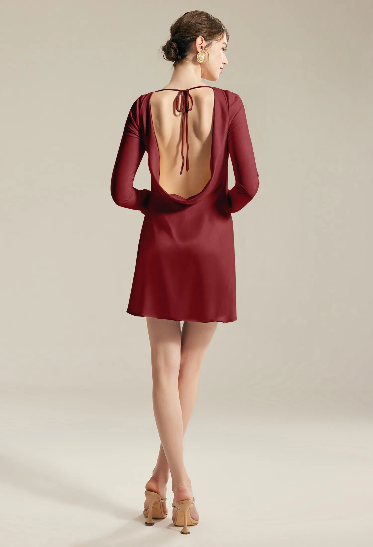 Burgundy Holiday Dresses | AW.Bridal Canada