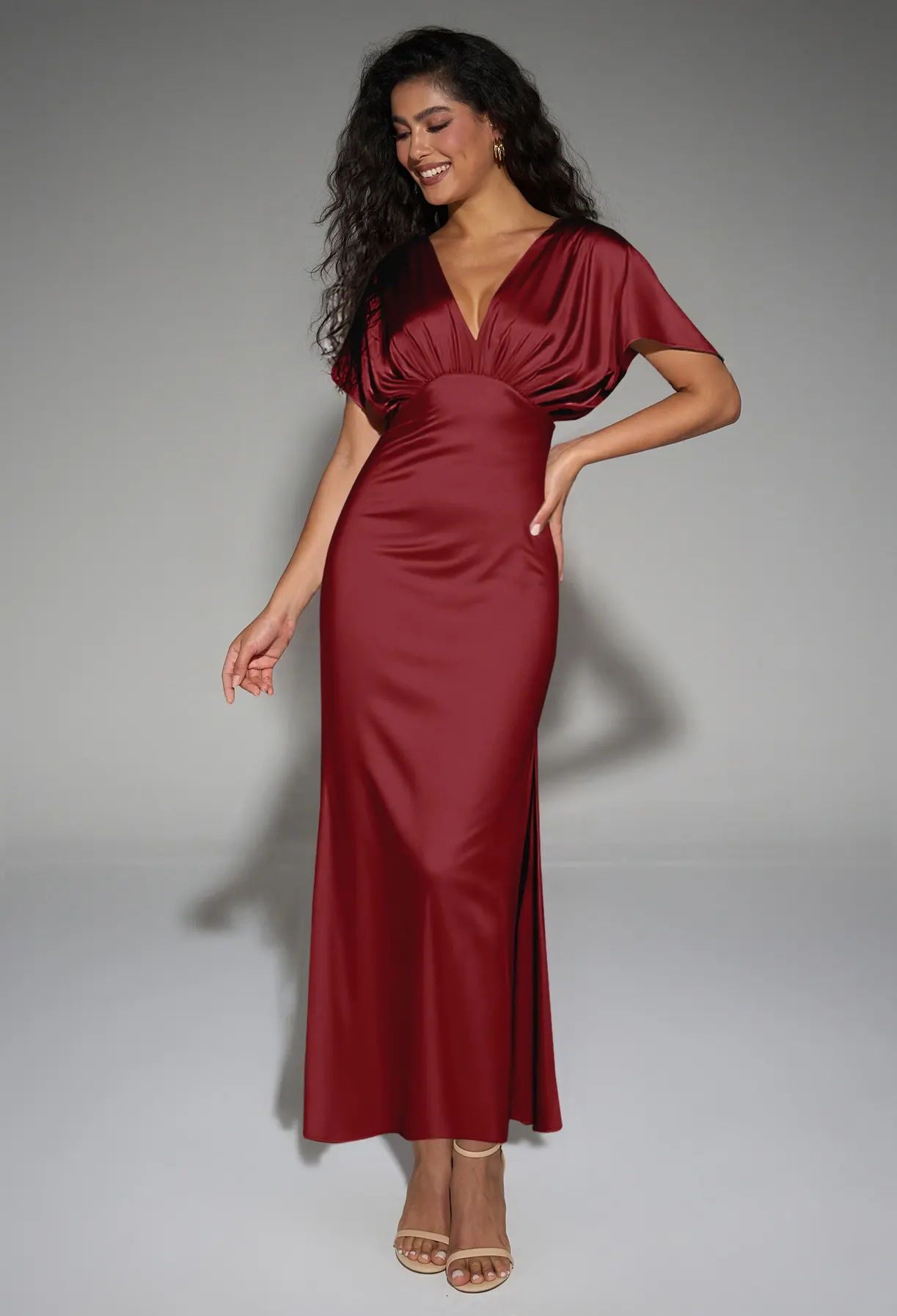 Burgundy Holiday Dresses | AW.Bridal Canada