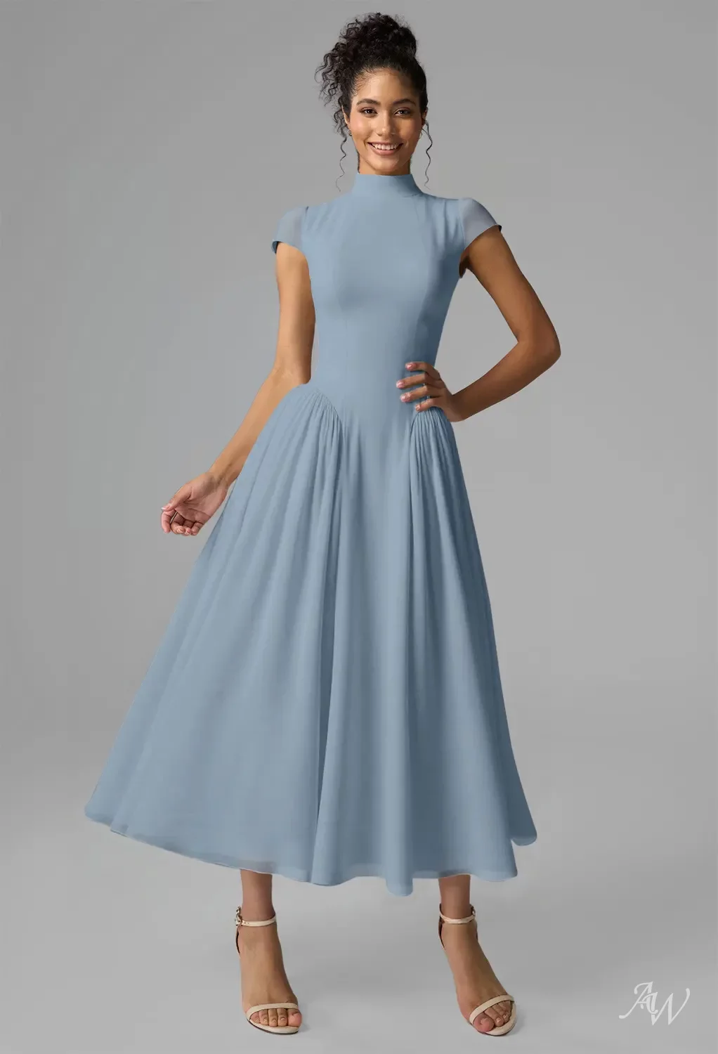 AW Aimee Light Dusty Blue Bridesmaid Dresses