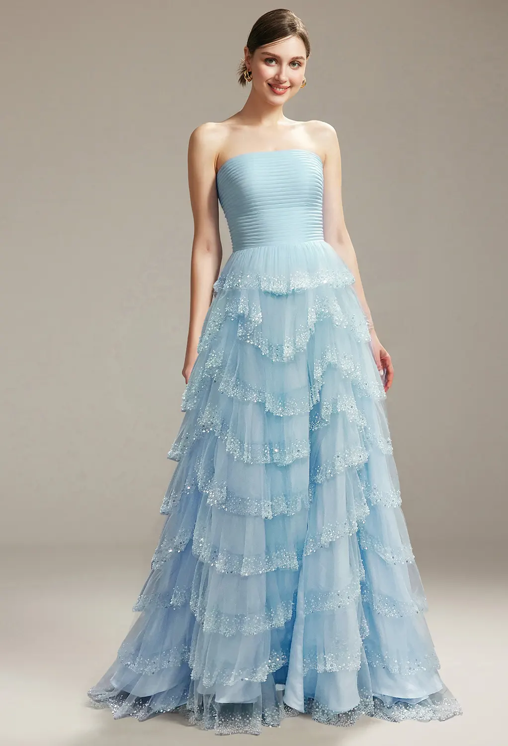 AW Anoushka Light Sky  Dresses