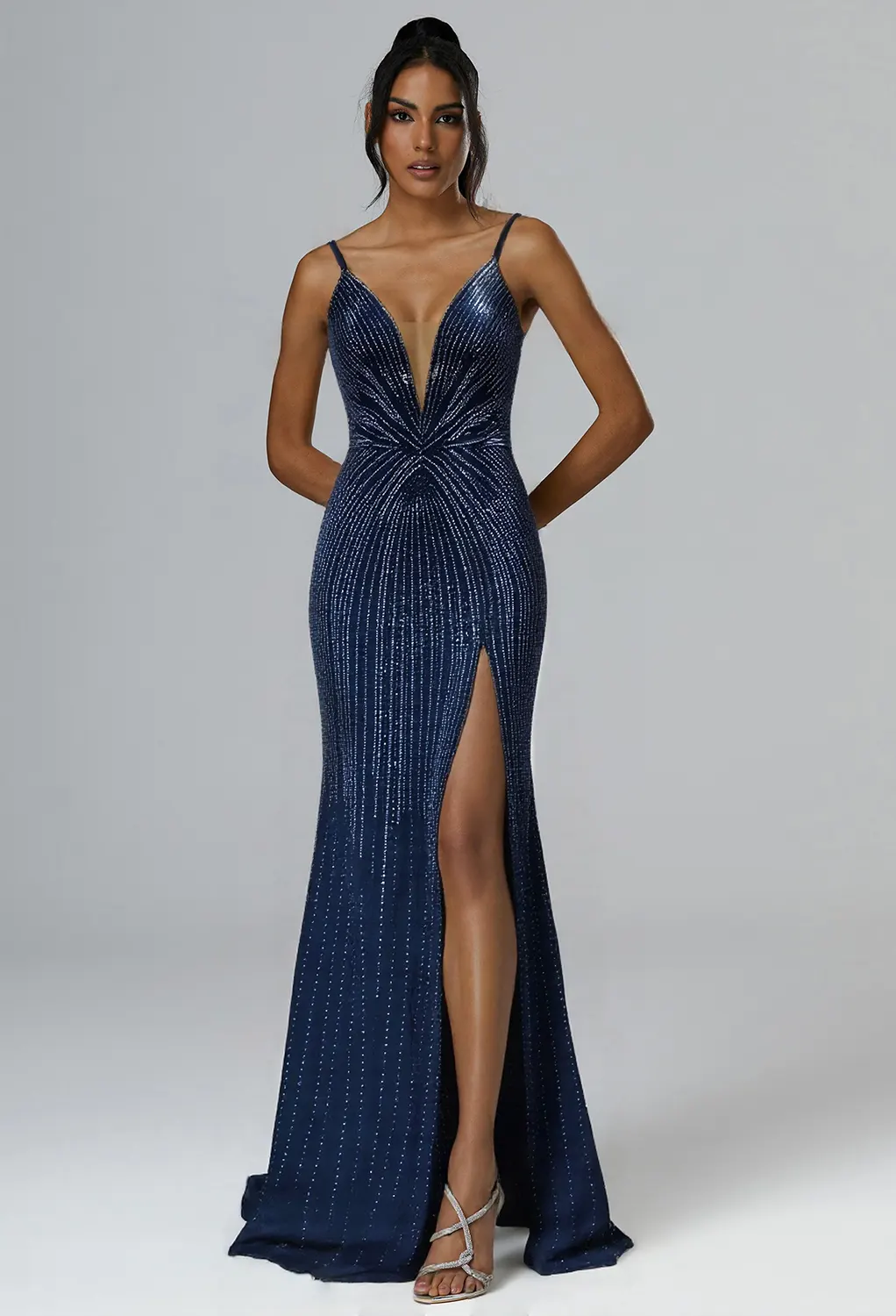 AW Daniela Navy  Prom Dresses