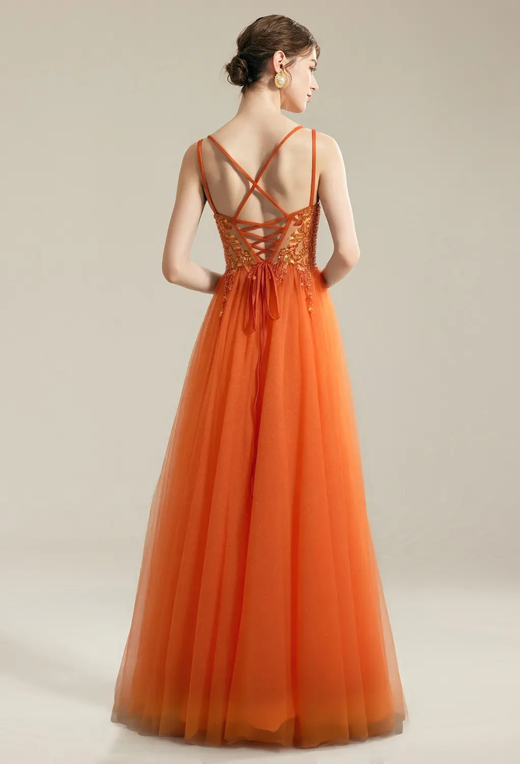 AW Maddie Cantaloupe  Dresses