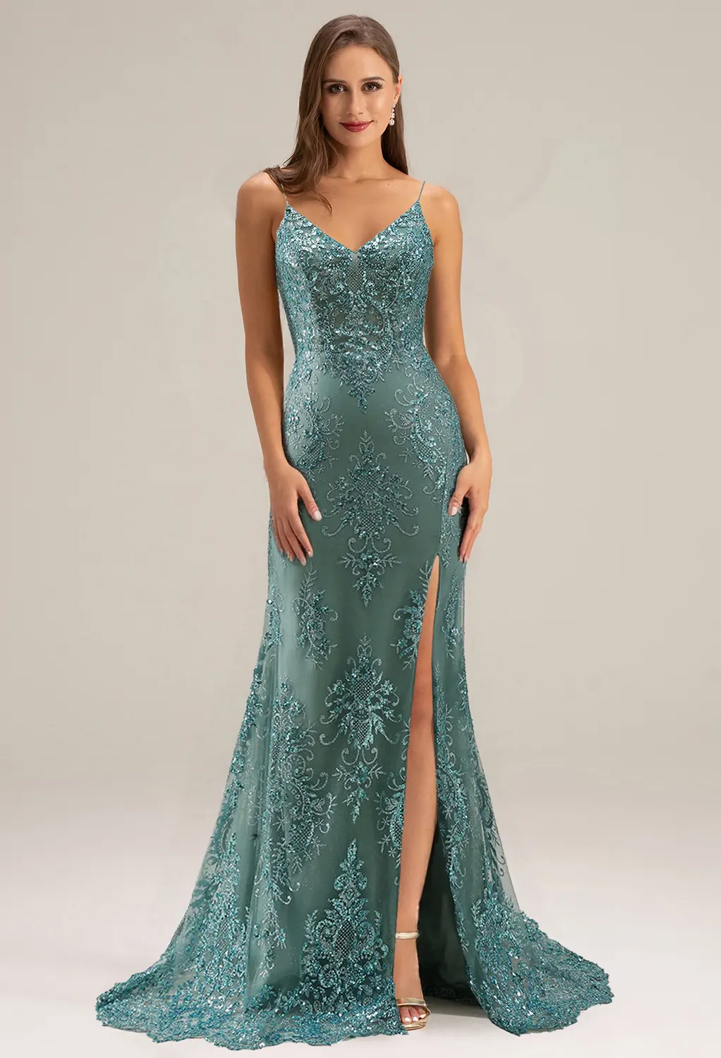 AW Macie Dark Emerald  Prom Dresses
