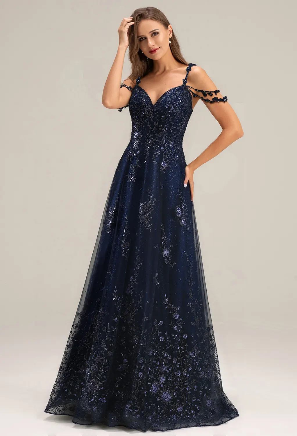 AW Saira Dark Navy  Dresses