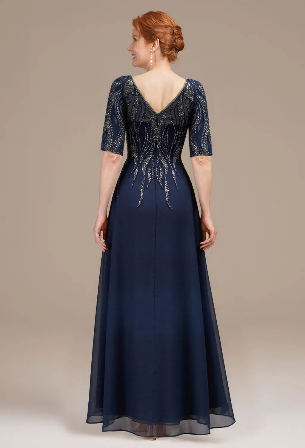 AW Alisha Dark Navy  Mother of the Bride Dresses